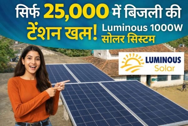 Luminous 1000W On Grid Solar System price and subsidy details