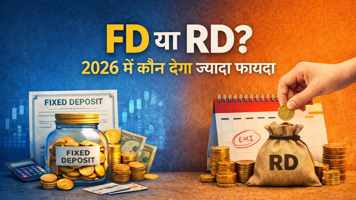 FD vs RD investment comparison 2026 India