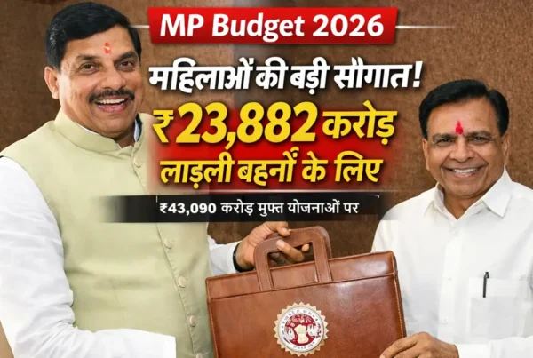 एमपी बजट 2026 में लाड़ली बहना योजना के लिए 23,882 करोड़ और मुफ्त योजनाओं पर 43,090 करोड़ का प्रावधान