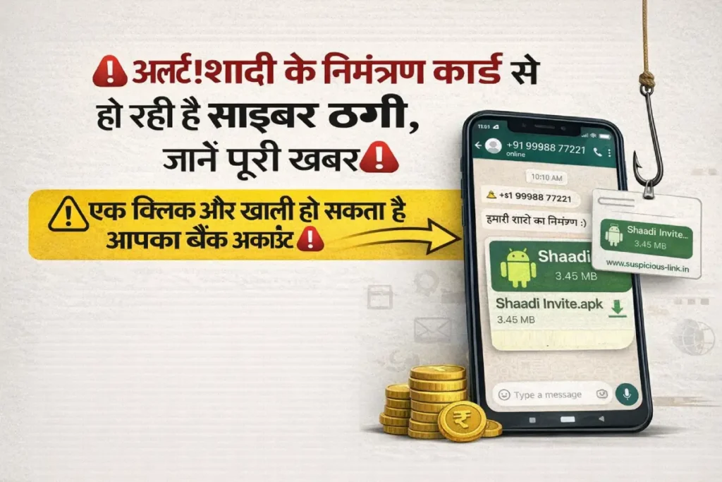 शादी के निमंत्रण कार्ड से WhatsApp पर हो रही साइबर ठगी