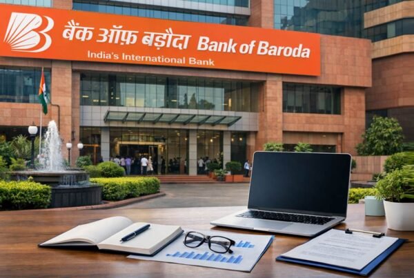 Bank of Baroda recruitment 2026 bank building official logo India job vacancy