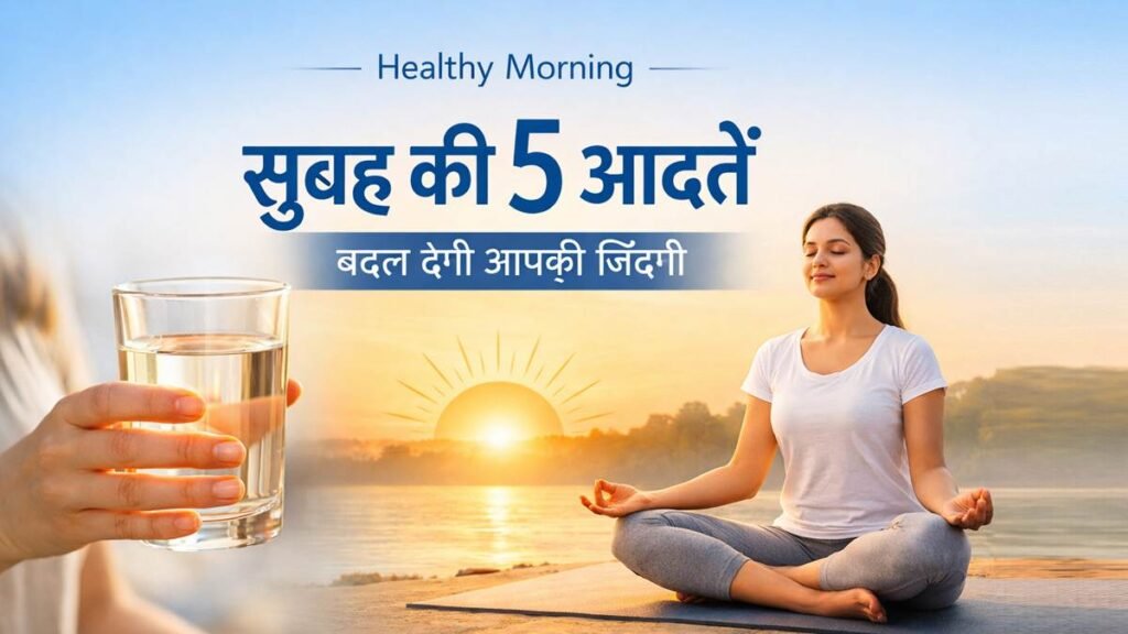 सुबह की 5 हेल्दी आदतें जो आपकी जिंदगी बदल सकती हैं