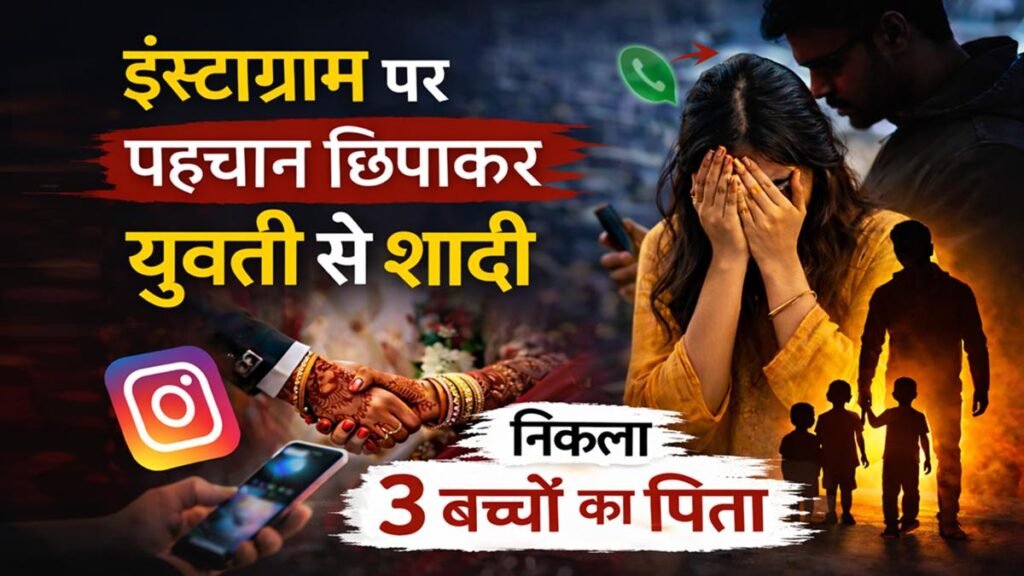 Sonebhadra News: इंस्टाग्राम पर पहचान छिपाकर युवती से शादी, निकला तीन बच्चों का पिता