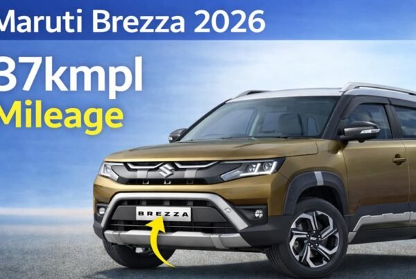 Maruti Brezza Hybrid 2026 37kmpl mileage SUV front view