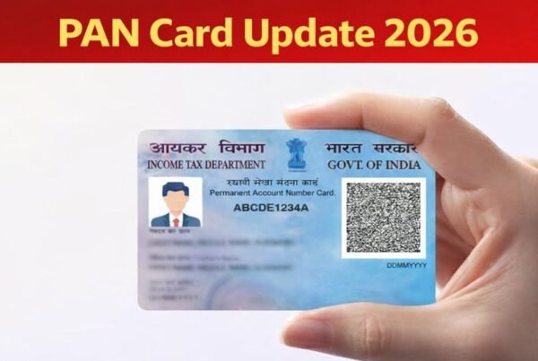 1 अप्रैल 2026 से PAN कार्ड नियम में बदलाव, अब सिर्फ आधार से PAN नहीं बनेगा