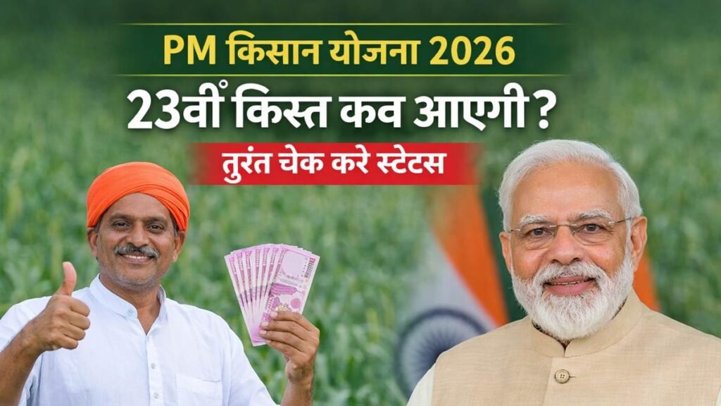 pm kisan 23rd installment date 2026 status check farmers scheme