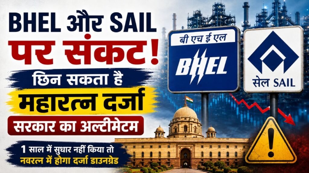 BHEL और SAIL के महारत्न दर्जे पर संकट को दर्शाती प्रतीकात्मक तस्वीर