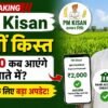 PM Kisan 20th installment update showing ₹2000 payment date for farmers in 2026